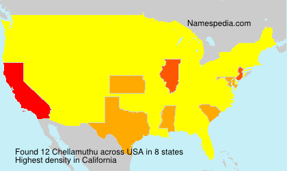 Surname Chellamuthu in USA Surname Chellamuthu in USA