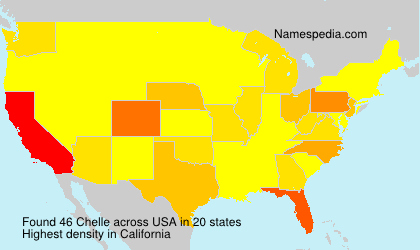 Surname Chelle in USA Surname Chelle in USA