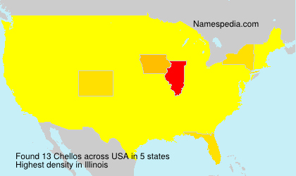 Surname Chellos in USA Surname Chellos in USA