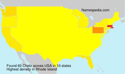 Surname Chelo in USA