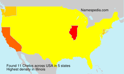 Surname Chelos in USA Surname Chelos in USA