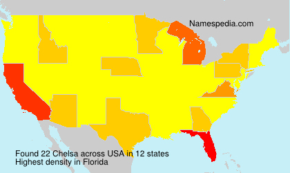 Surname Chelsa in USA Surname Chelsa in USA