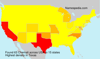 Surname Chemali in USA