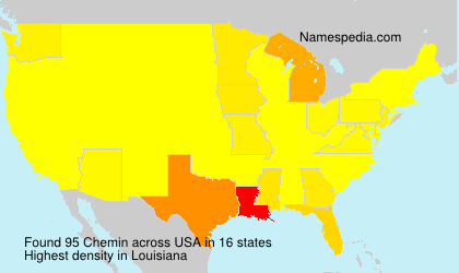 Surname Chemin in USA Surname Chemin in USA
