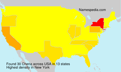 Surname Chena in USA Surname Chena in USA