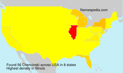 Surname Chencinski in USA Surname Chencinski in USA