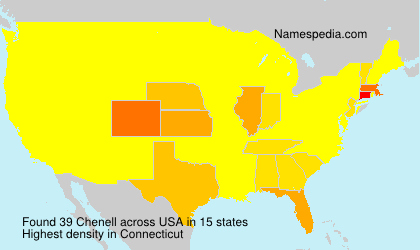 Surname Chenell in USA Surname Chenell in USA