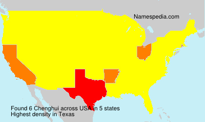 Surname Chenghui in USA Surname Chenghui in USA