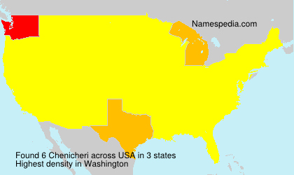 Surname Chenicheri in USA Surname Chenicheri in USA