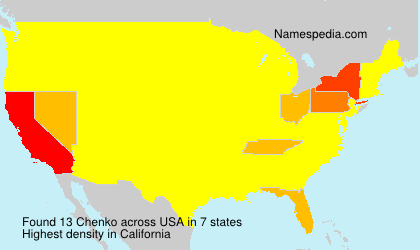 Surname Chenko in USA Surname Chenko in USA