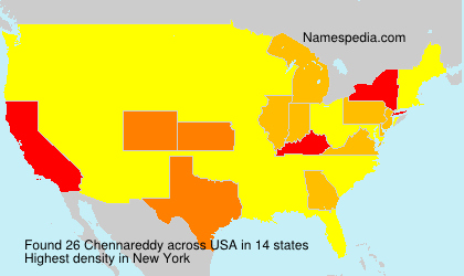 Surname Chennareddy in USA Surname Chennareddy in USA