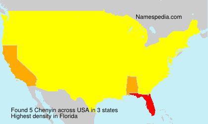 Surname Chenyin in USA Surname Chenyin in USA