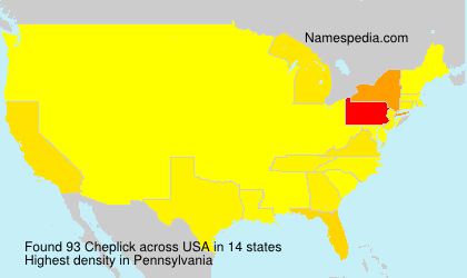 Surname Cheplick in USA Surname Cheplick in USA