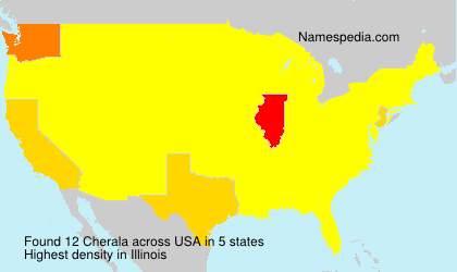 Surname Cherala in USA Surname Cherala in USA