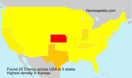 Surname Cheray in USA Surname Cheray in USA