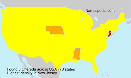 Surname Chereda in USA Surname Chereda in USA