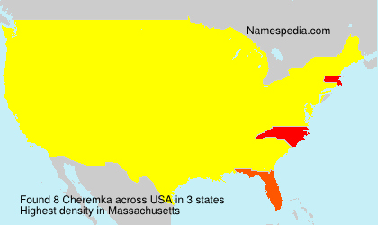 Surname Cheremka in USA Surname Cheremka in USA