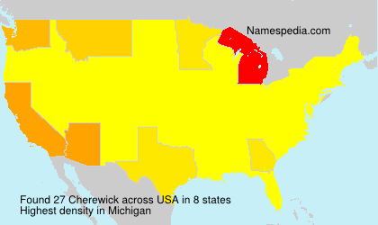 Surname Cherewick in USA Surname Cherewick in USA