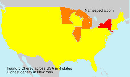 Surname Cherey in USA Surname Cherey in USA