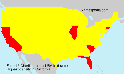Surname Cherika in USA Surname Cherika in USA