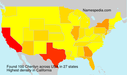 Surname Cherilyn in USA Surname Cherilyn in USA