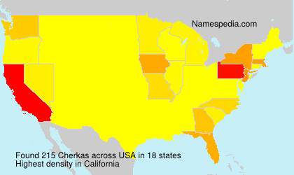 Surname Cherkas in USA Surname Cherkas in USA