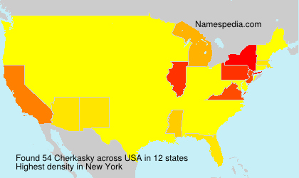 Surname Cherkasky in USA Surname Cherkasky in USA