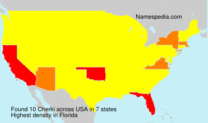 Surname Cherki in USA Surname Cherki in USA
