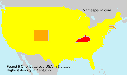 Surname Cherlet in USA Surname Cherlet in USA