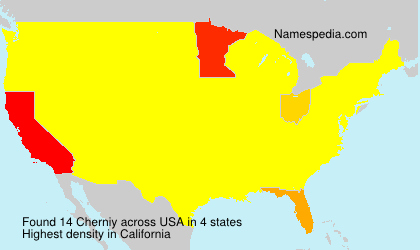 Surname Cherniy in USA Surname Cherniy in USA