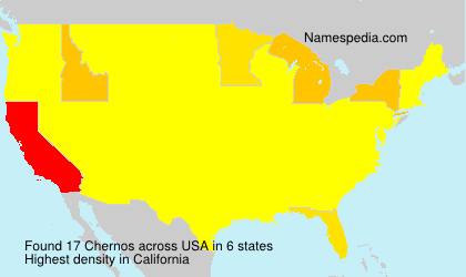Surname Chernos in USA Surname Chernos in USA