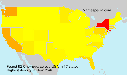 Surname Chernova in USA Surname Chernova in USA