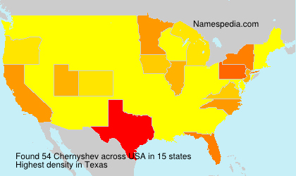 Surname Chernyshev in USA Surname Chernyshev in USA