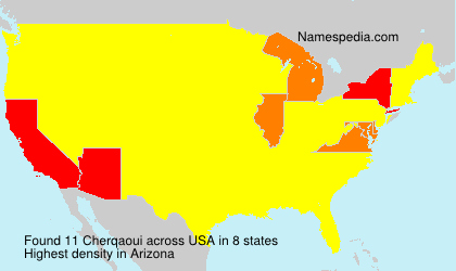 Surname Cherqaoui in USA Surname Cherqaoui in USA