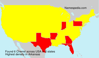 Surname Cherrel in USA Surname Cherrel in USA