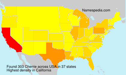 Surname Cherrie in USA Surname Cherrie in USA