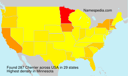 Surname Cherrier in USA Surname Cherrier in USA