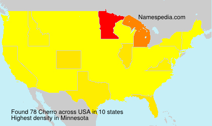 Surname Cherro in USA Surname Cherro in USA