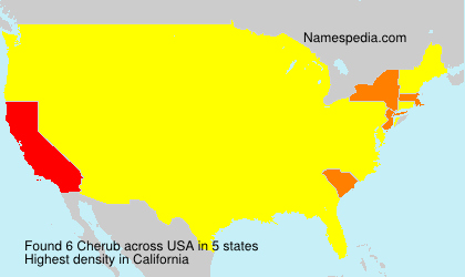 Surname Cherub in USA Surname Cherub in USA
