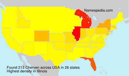 Surname Cherven in USA Surname Cherven in USA