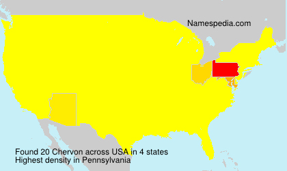 Surname Chervon in USA Surname Chervon in USA