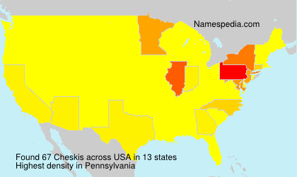 Surname Cheskis in USA Surname Cheskis in USA