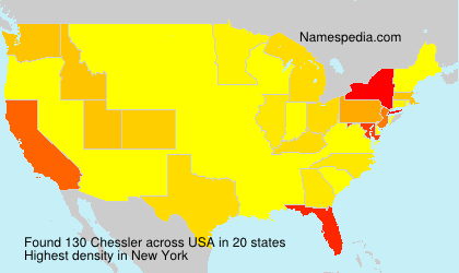 Surname Chessler in USA Surname Chessler in USA