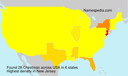 Surname Chestman in USA Surname Chestman in USA