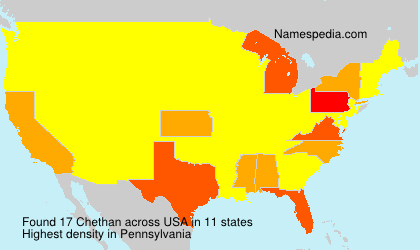 Surname Chethan in USA Surname Chethan in USA