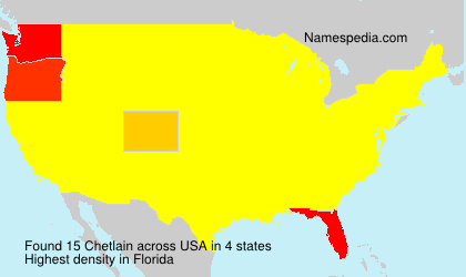 Surname Chetlain in USA Surname Chetlain in USA