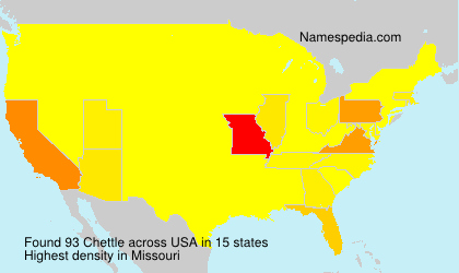 Surname Chettle in USA Surname Chettle in USA
