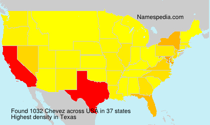 Surname Chevez in USA Surname Chevez in USA
