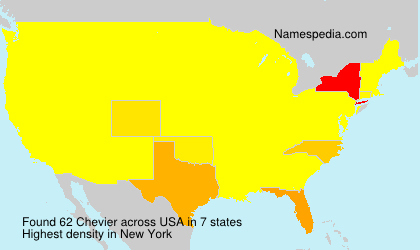 Surname Chevier in USA Surname Chevier in USA