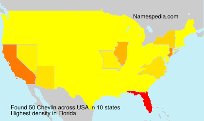 Surname Chevlin in USA Surname Chevlin in USA